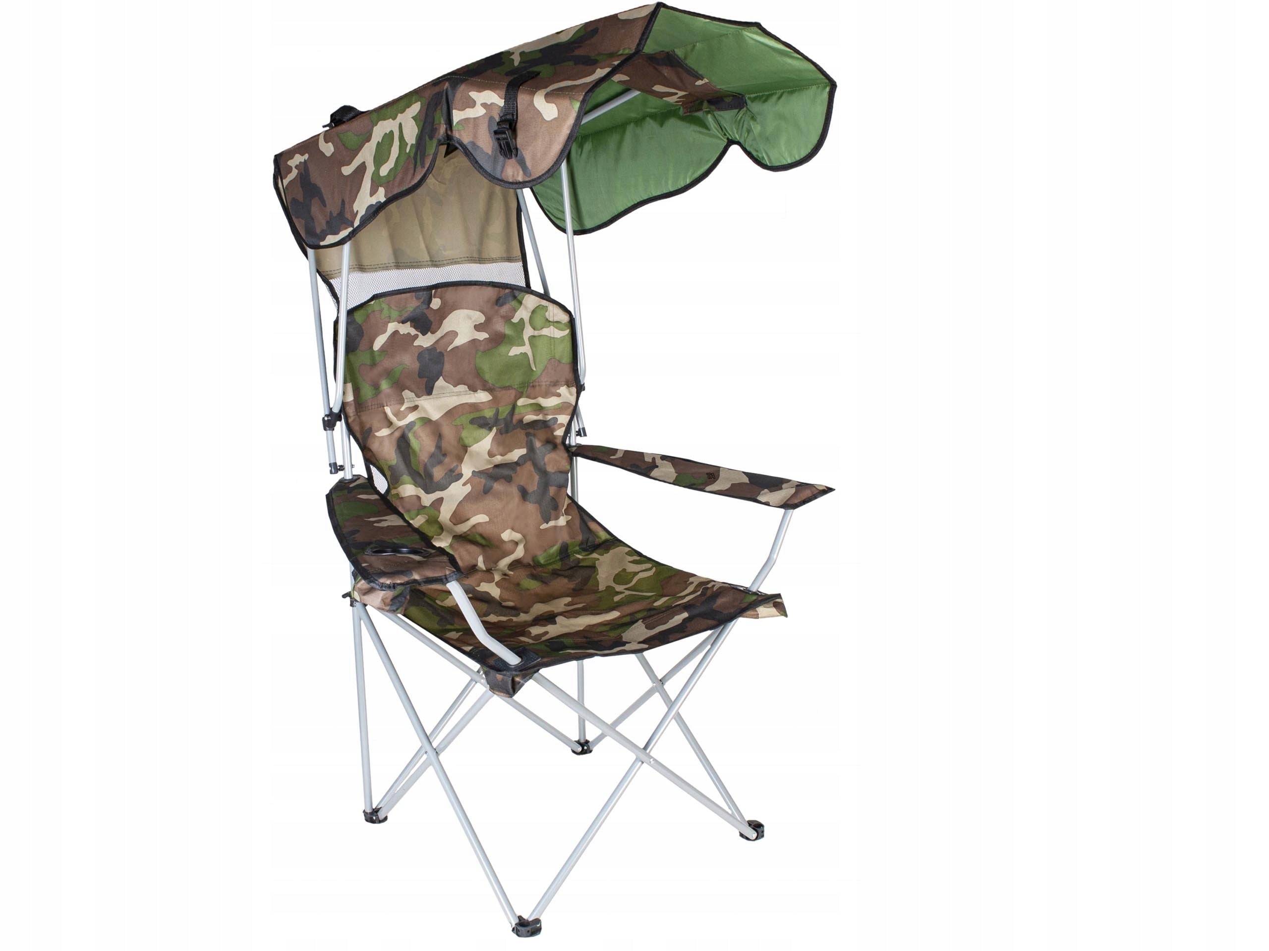 HQ HIKING CHAIR WITH VISOR CAMO FISHING CHAIR FOR FISHING