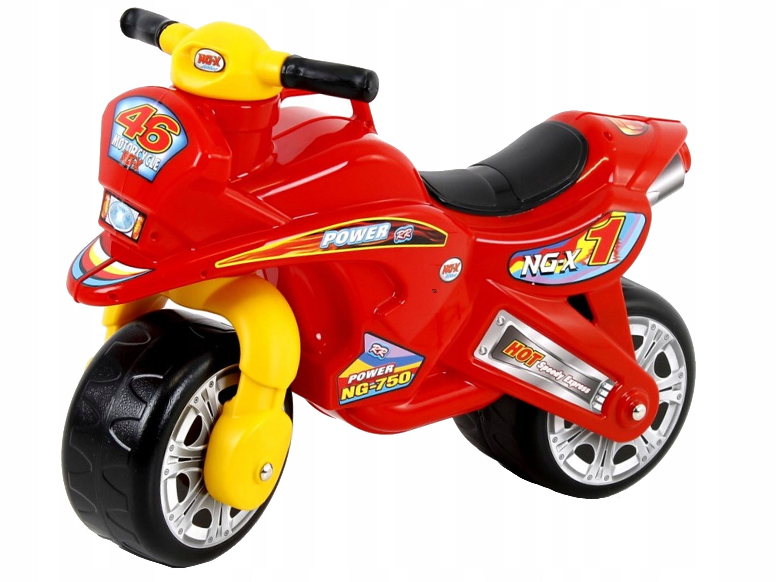 HQ Motorcycle Balance Bike Motor For Child Pusher Ride-On Polish Color Model Motorek NG-X1