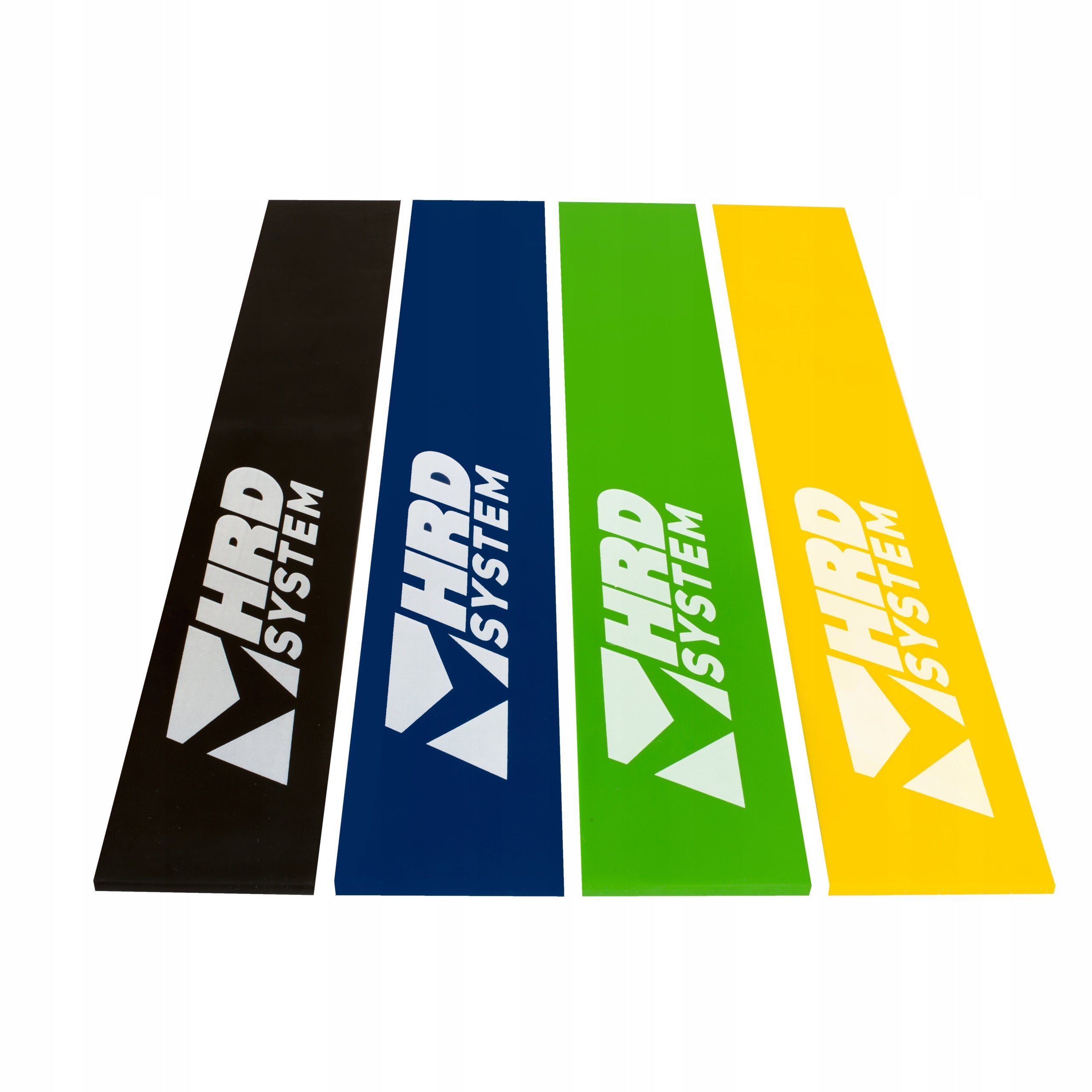 HRD SYSTEM RESISTANCE BANDS SET OF 4 COLORFUL RESISTANCE BANDS