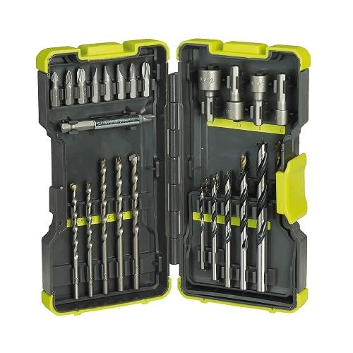 HSS DRILL BITS SET OF 19 PIECES FOR METAL WOOD PLASTIC DRILL BITS METAL Brand no brand