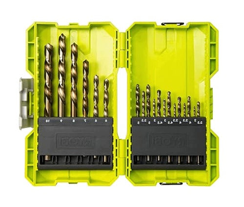 HSS DRILL BITS SET OF 19 PIECES FOR METAL WOOD PLASTIC DRILL BITS METAL