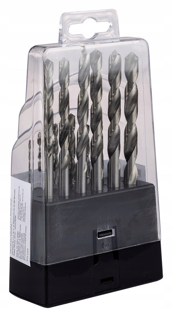 HSS-G Metal Drill Bits, 2 - 8 mm, Set of 13 Rotation direction right hand rule
