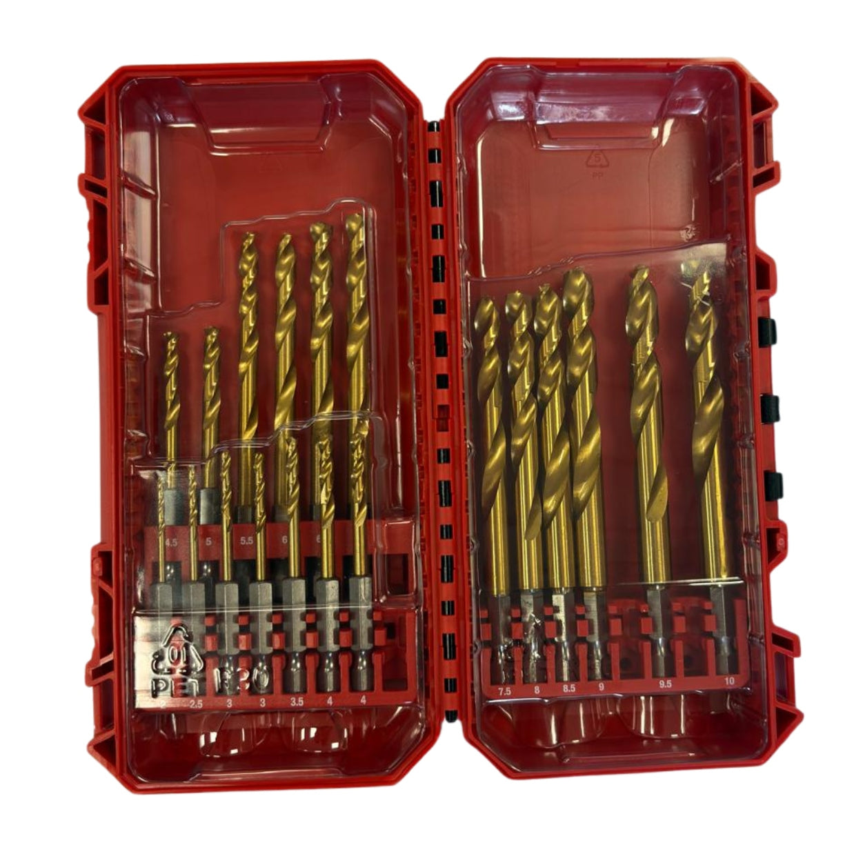 HSS-G TiN HEX METAL DRILL BIT SET 2-10mm 19pcs MILWAUKEE 4932499763 Brand no brand