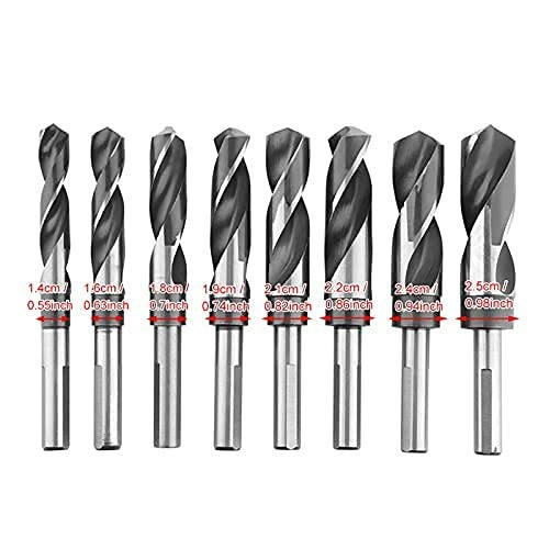 HSS SPIRAL DRILL BITS SET OF 8 HARDENED STEEL TOOLS Manufacturer code SWC5908807009804