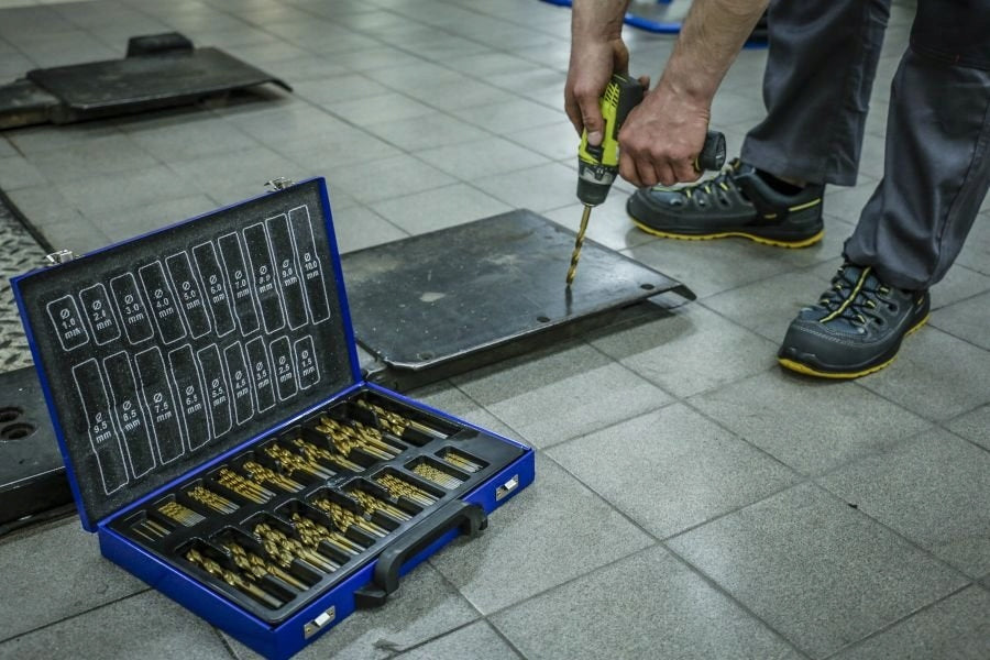 HSS-TIN Titanium Drill Bit Set 170pcs Suitcase Brand Tagred