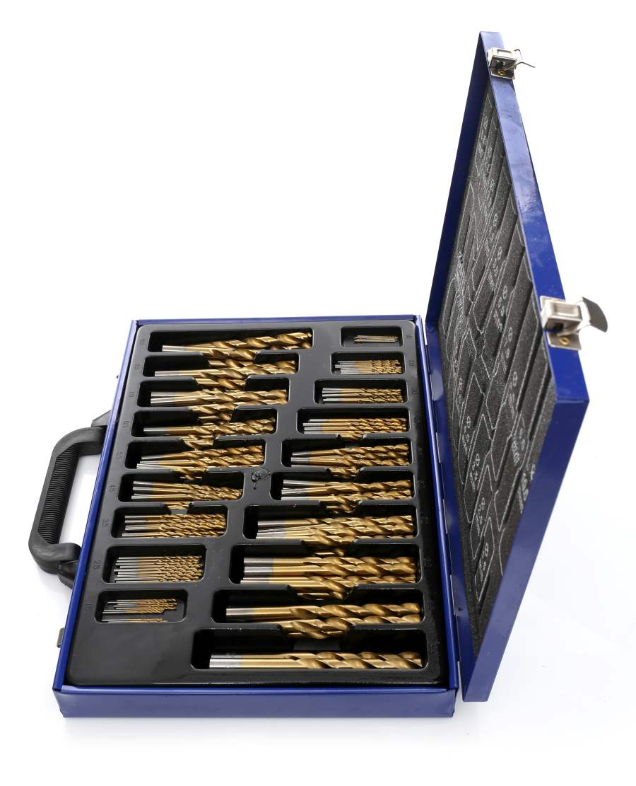 HSS-TIN Titanium Drill Bit Set 170pcs Suitcase Manufacturer code TA1313