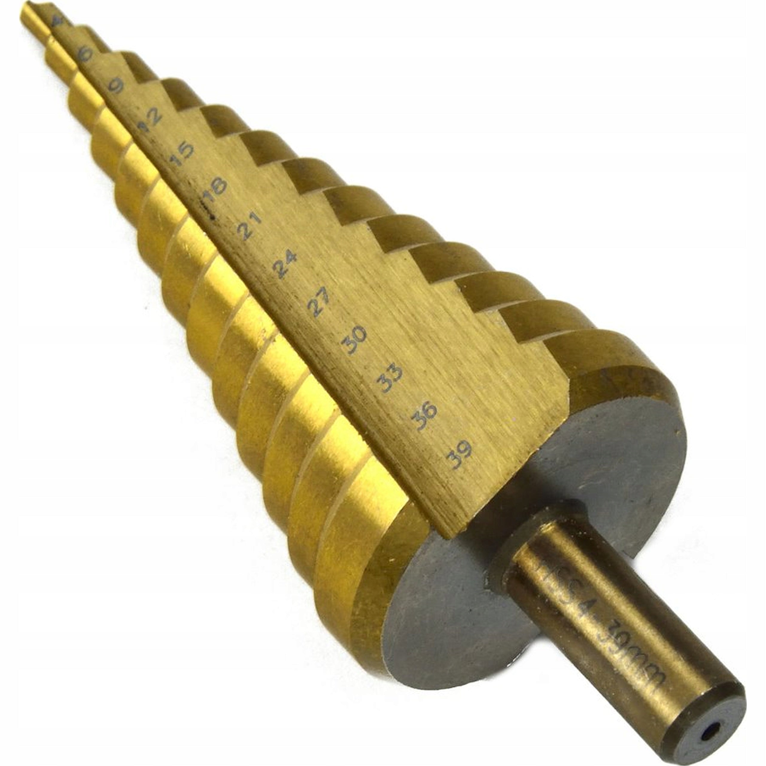 HSS TiN 4-39mm GEKO G38501 Tapered Drill Bit