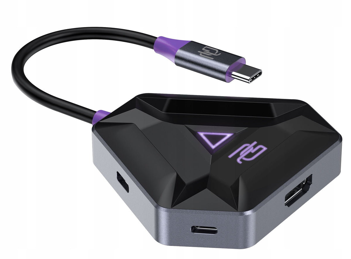 HUB 2x USB-C 2x USB 3.0 HDMI PD 100W Laptop PC Proove