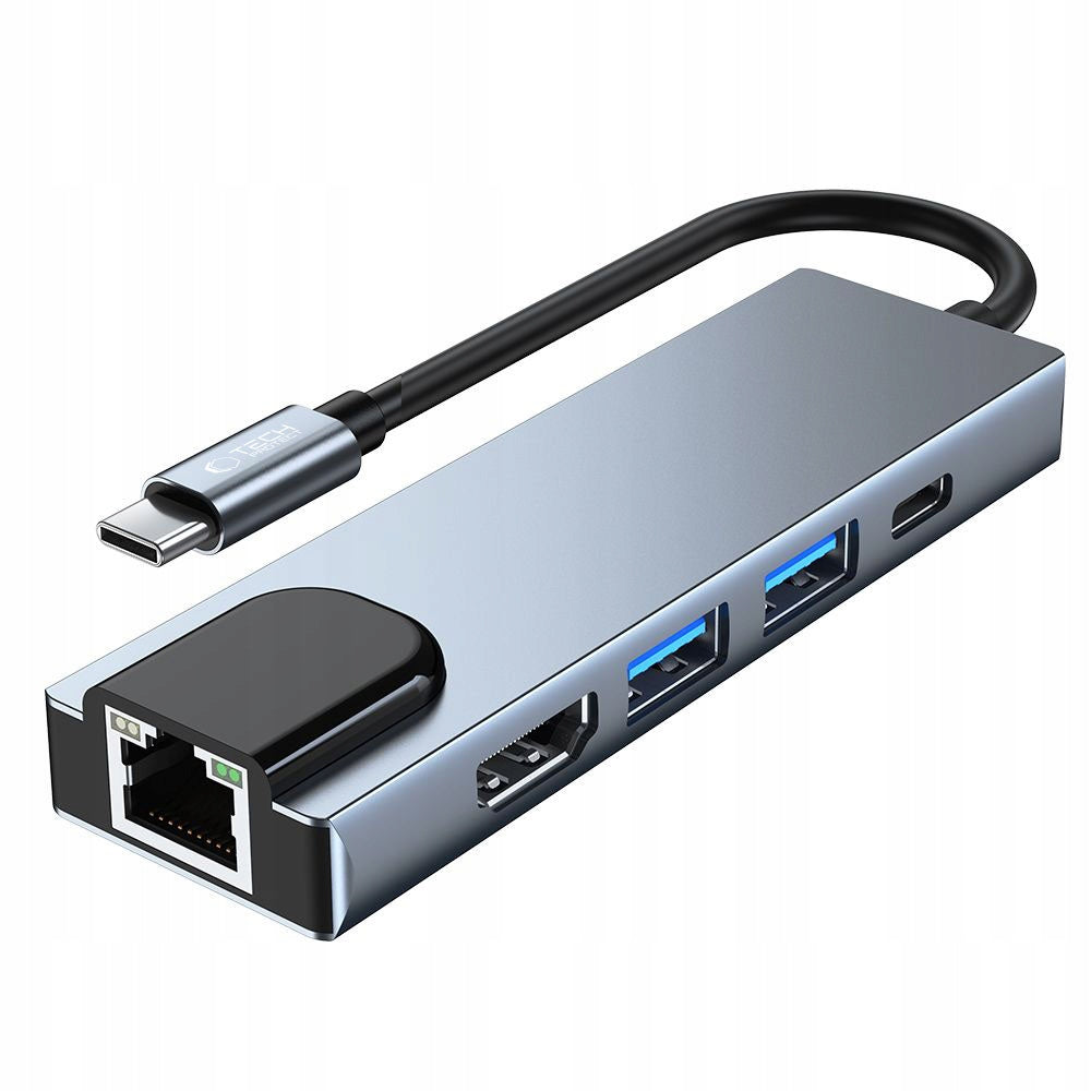 HUB ADAPTER SPLITTER RJ-45 ETHERNET USB-C TYPE-C FOR MACBOOK AIR PRO NEO Manufacturer code 5906302356683