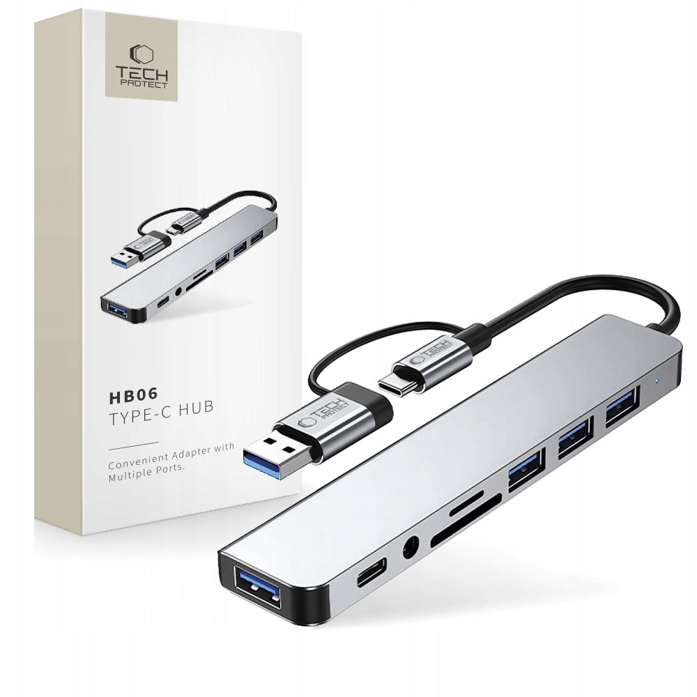 HUB ADAPTER SPLITTER USB-A 3.0 - USB-C TYPE-C FOR COMPUTER