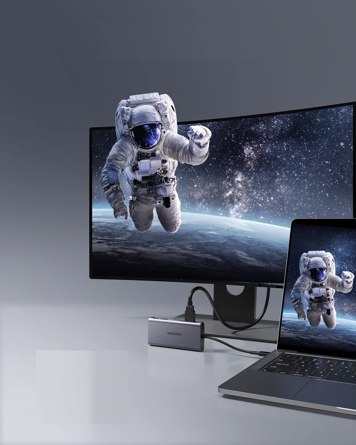 HUB ADAPTER USB-C 9 in 1 HDMI MicroSD/TF Manufacturer code 74565