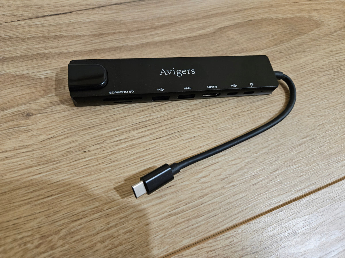 HUB Adapter USB C 8 in 1 100W HDMI RJ45 Packaging status original