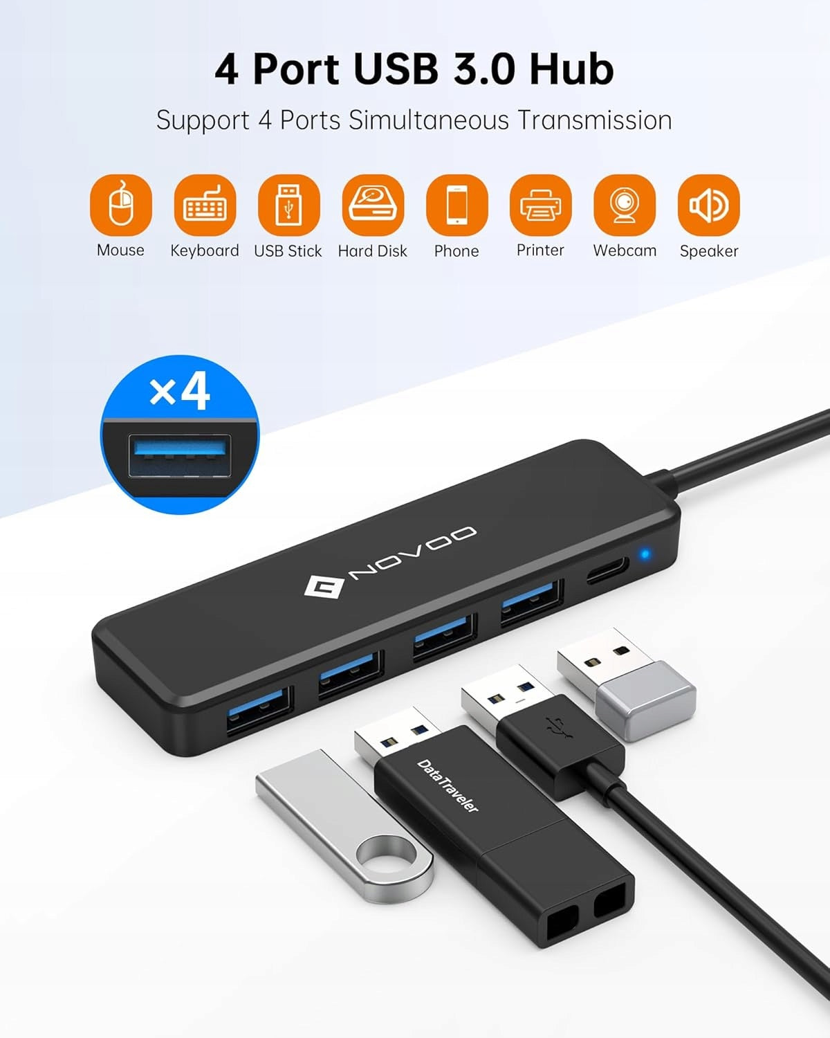 HUB NOVOO R5 lite Packaging status original