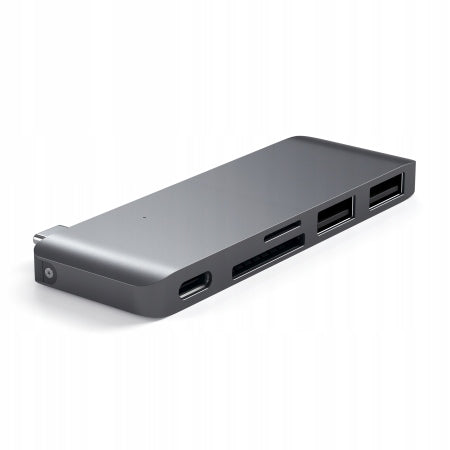HUB SATECHI USB-C 60W WITH 2X USB-A AND CARD READER FOR MOBILE DEVICES