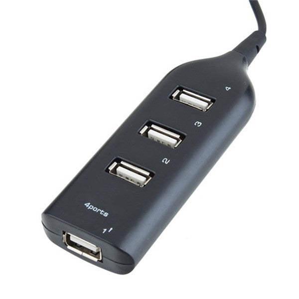 HUB SLIM 4 USB Ports WITH USB 2.0 CABLE - PC LAPTOP Manufacturer Hama