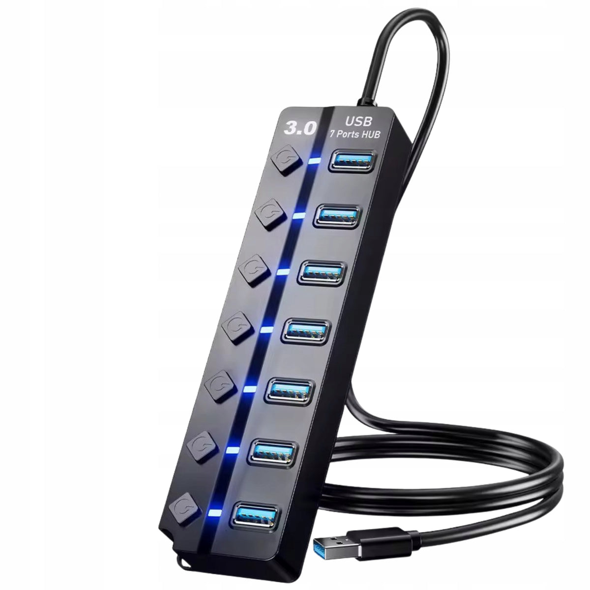 HUB SPLITTER 7in1 USB 3.0 5 Gbps Packaging status original
