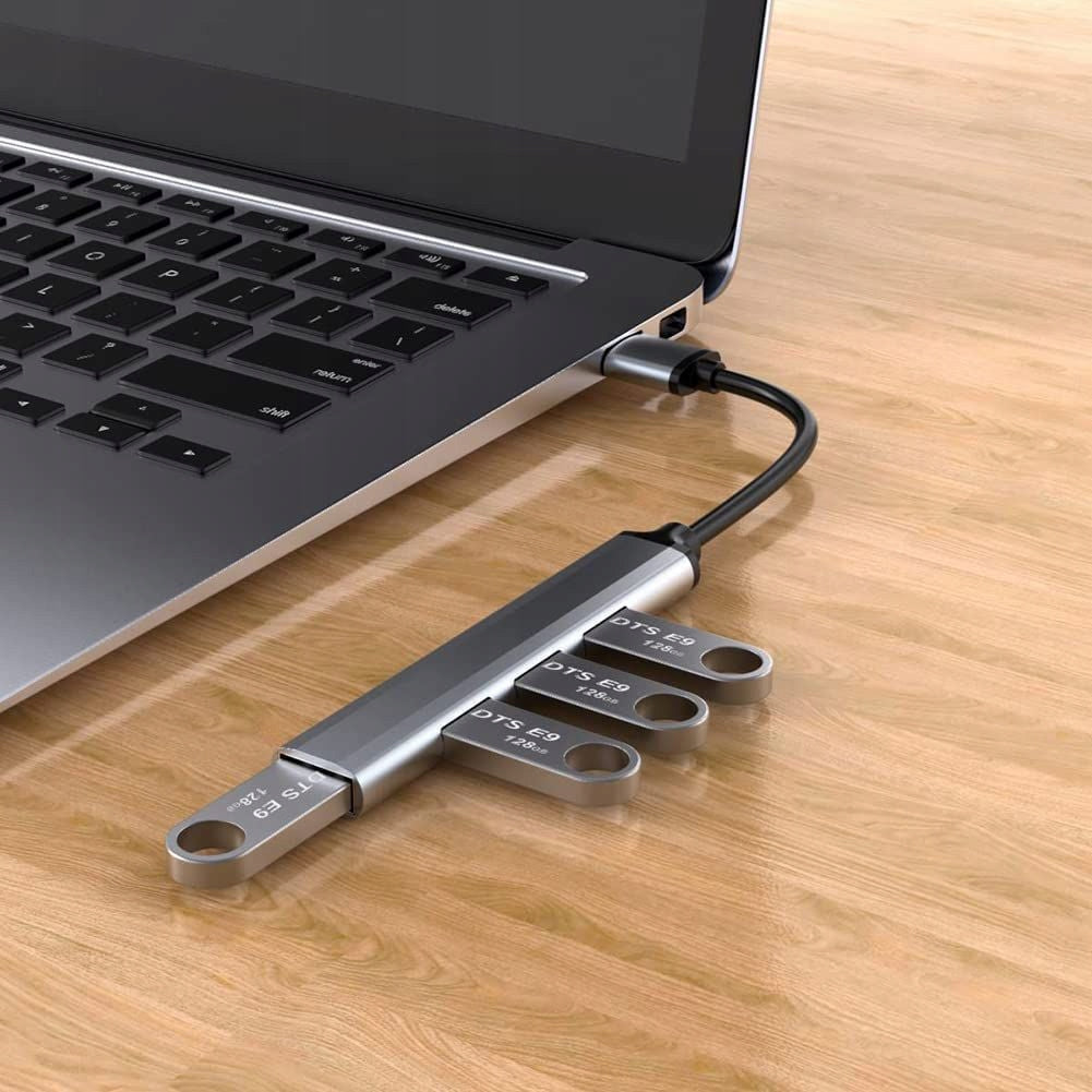 HUB SPLITTER ADAPTER USB TO 4 USB SPLITTER FOR PC LAPTOP Packaging status original