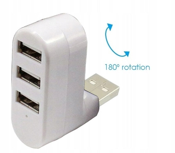 HUB Splitter 3 USB Ports 2,.0 Rotary