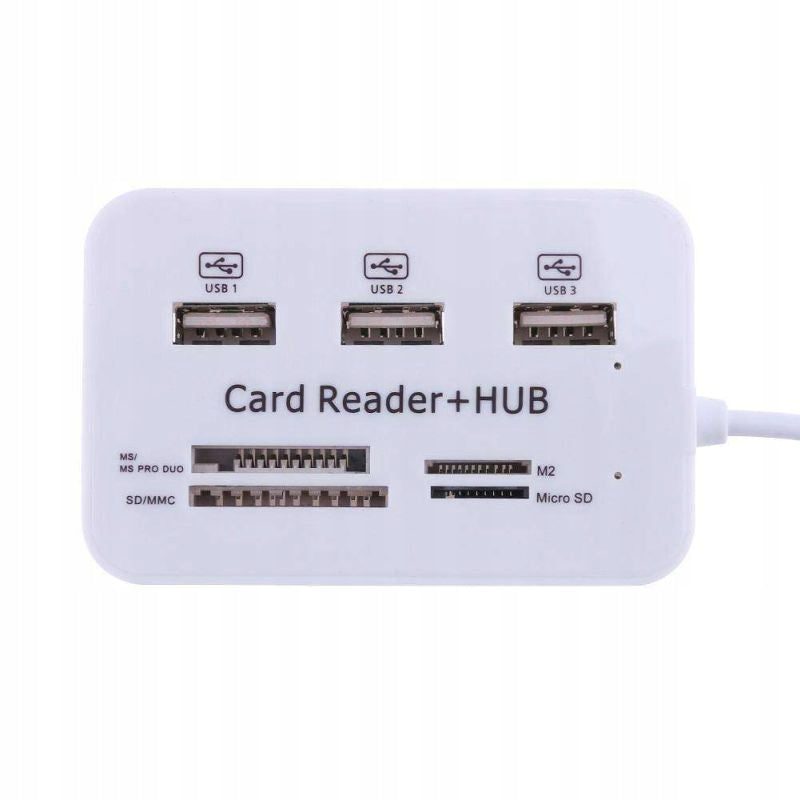 HUB Splitter 3x USB 2.0 SD MicroSD Card Reader Manufacturer WulkanCenPL