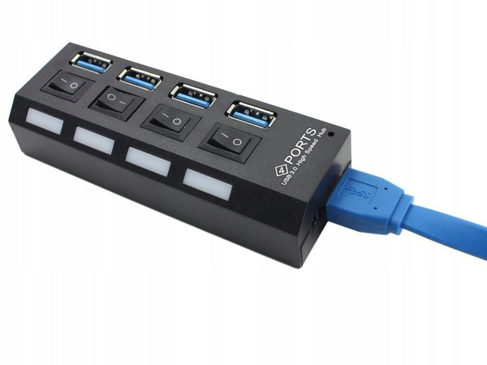 HUB Splitter USB 3.0 4 Ports Splitter Switch Fast Splitter 4in1 Packaging status original
