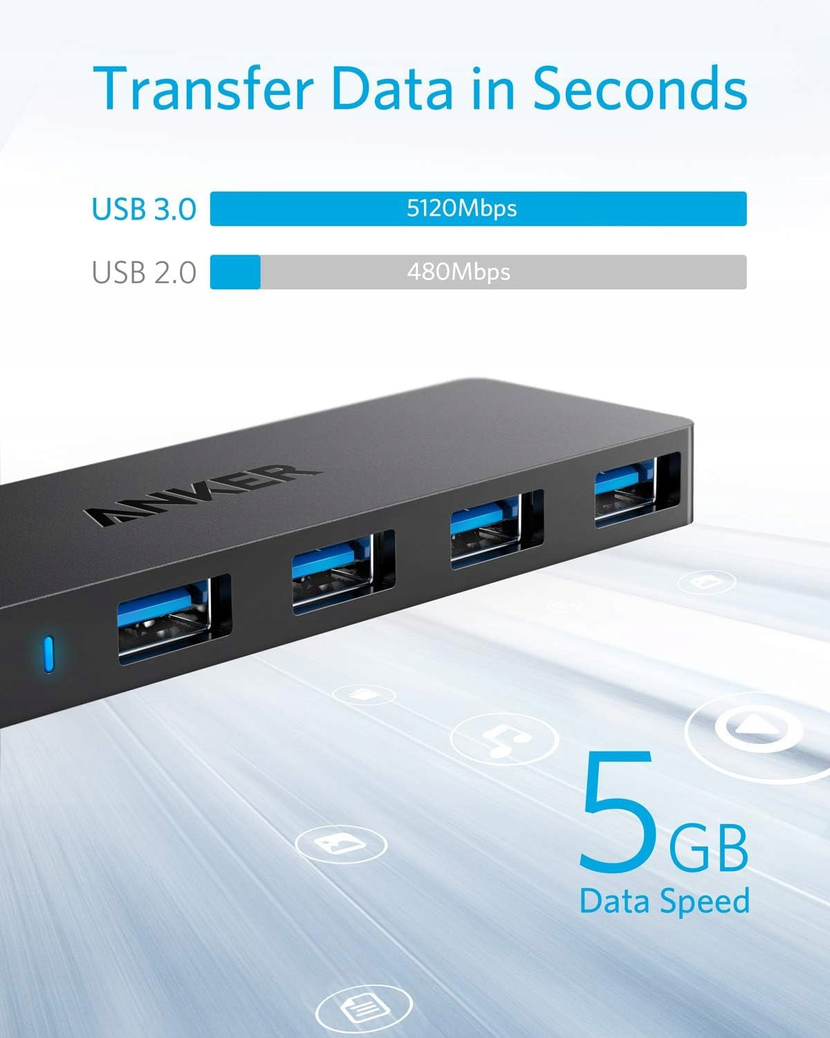 HUB USB 3.0 WITH 4 PORTS FOR LAPTOP COMPUTER Manufacturer code HUB USB 3.0 KONCENTRATOR 4 PORTY MULTIHU