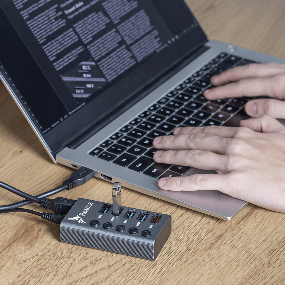 HUB USB 3.1 PRO Active 4 Ports USB-A Power Up to 36W Packaging status original