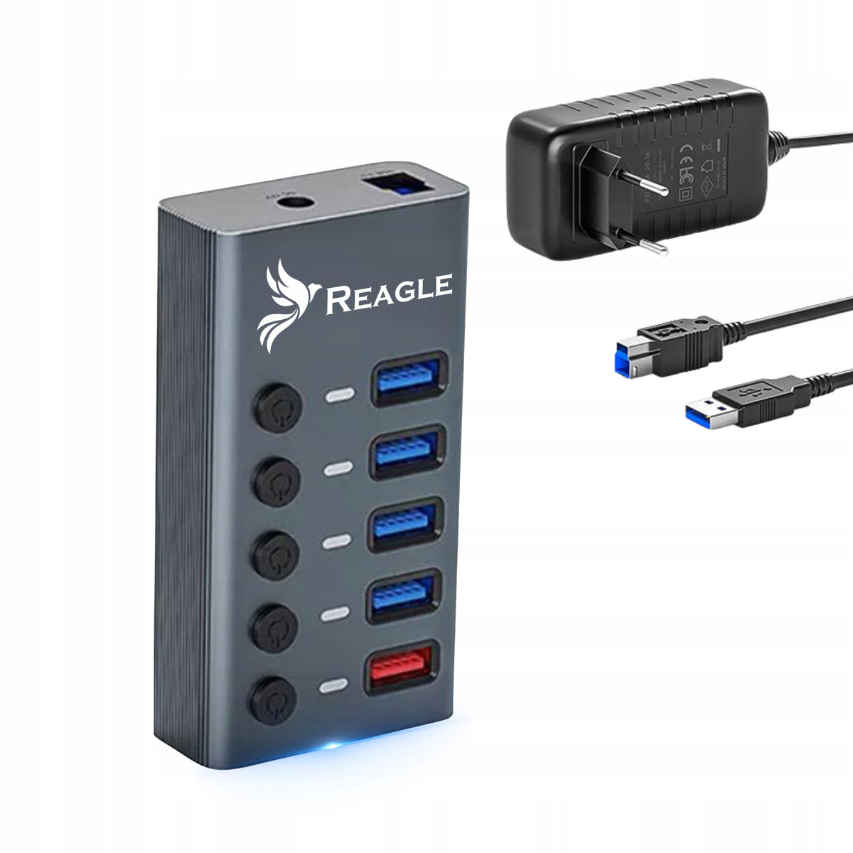 HUB USB 3.1 PRO Active 4 Ports USB-A Power Up to 36W