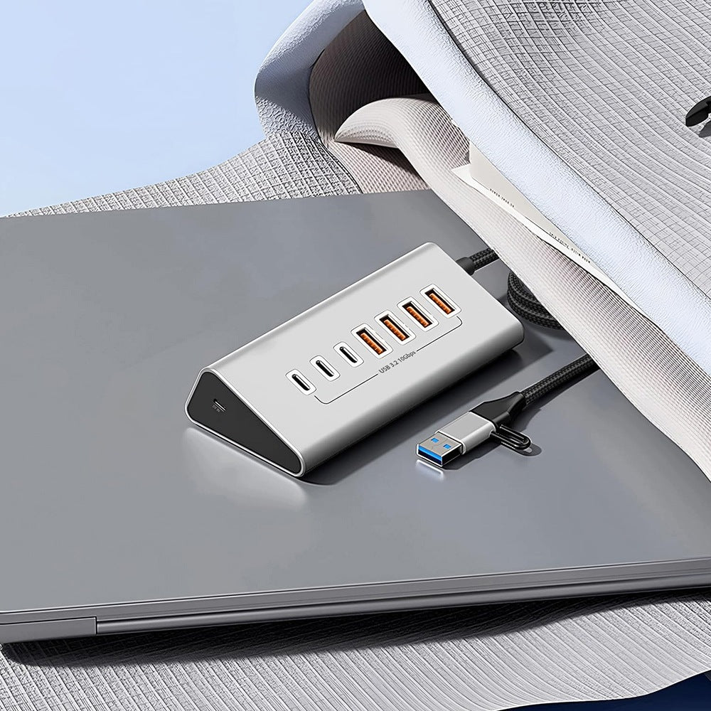 HUB USB ACTIVE 7 PORTS USB 3.2 10 Gbps SPLITTER 7in1 new Manufacturer code 6905136512325