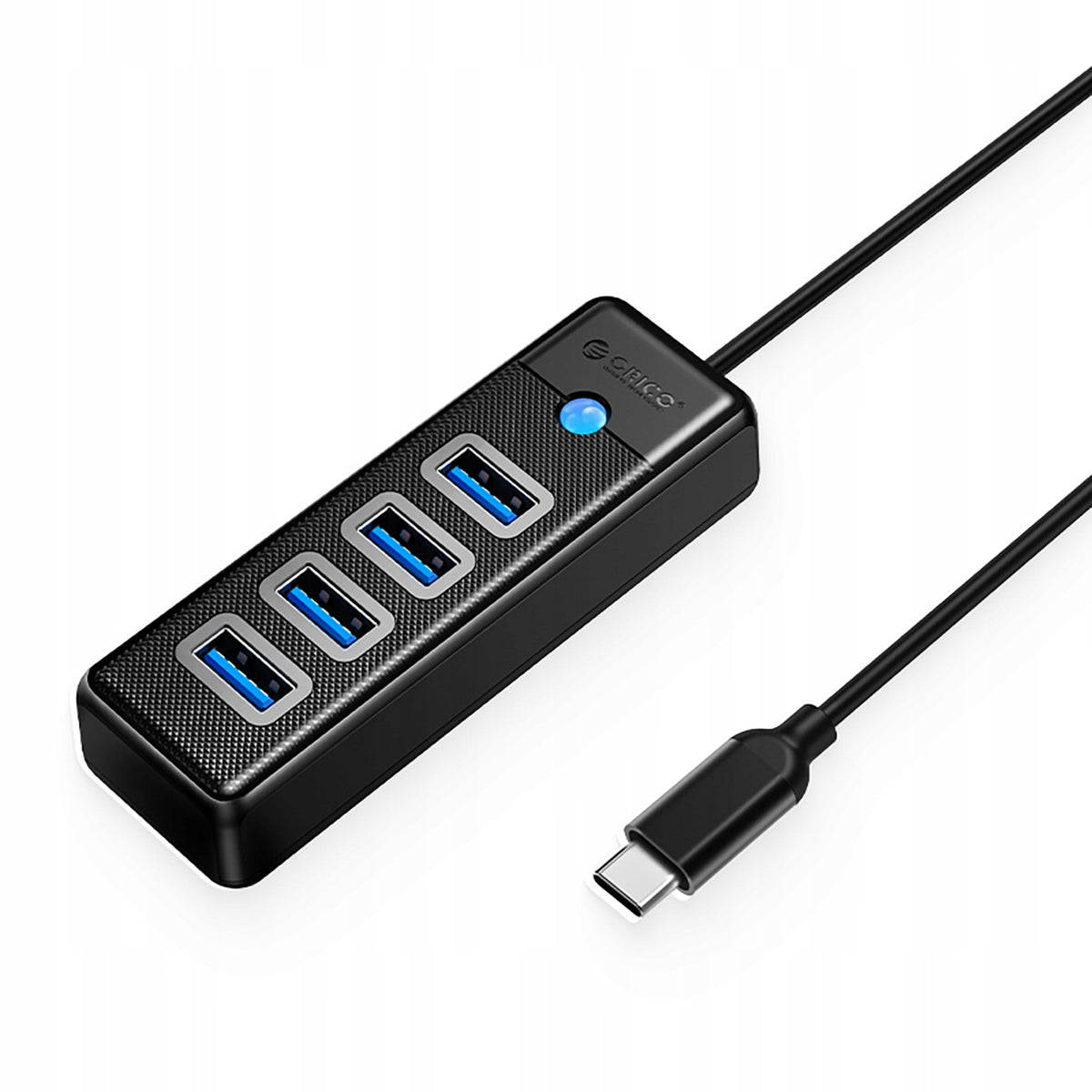 HUB USB-C 4X USB-A 3.0 5 GBPS BLACK SPLITTER FOR LAPTOP ORICO