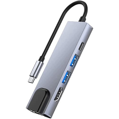 HUB USB C 5IN1 DOCKING STATION 4K ETHERNET CHARGING 87W FOR LAPTOP Manufacturer no brand
