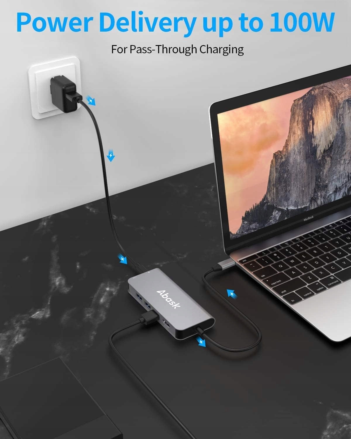 HUB USB-C 8in1 HDMI LAN VGA RJ45 SD DOCKING STATION Macbook Pro Air M1 M2 Packaging status original