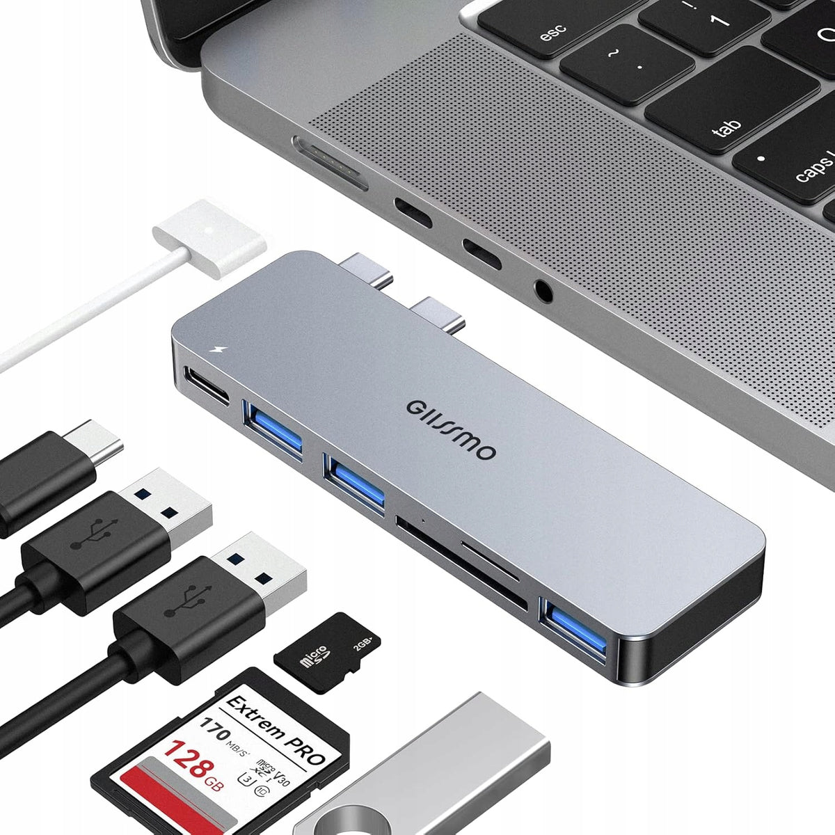 HUB USB-C ADAPTER MacBook Pro GIISSMO 4602