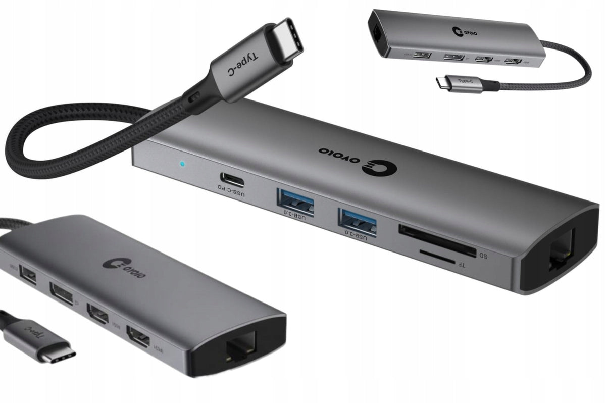 HUB USB-C Apple More Ports and Charging Single Cable 100W 2 Monitors