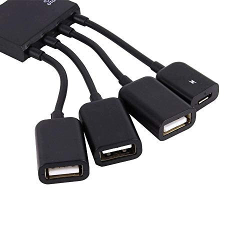 HUB USB OTG MICRO 4 PORTS UNIVERSAL FOR TABLET CHARGING FOR HOME Manufacturer no brand