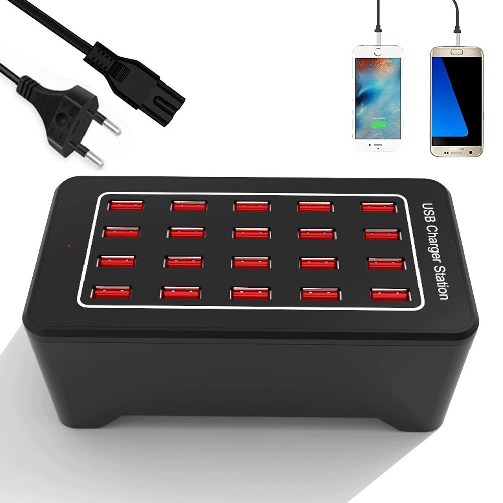 HUB USB PORT SPLITTER 20IN1 LED 100W PROFESSIONAL UNIVERSAL cai
