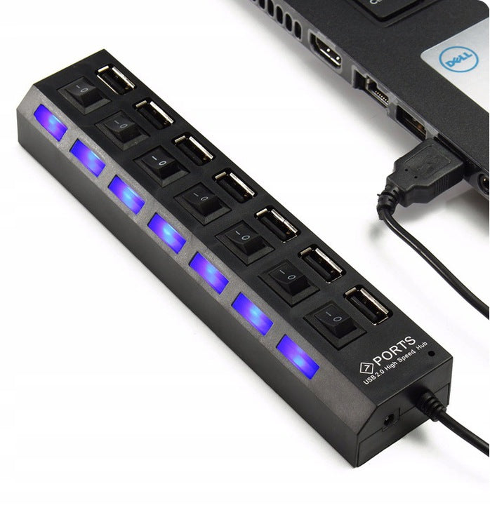 HUB USB SPLITTER 7 PORTS SPLITTER