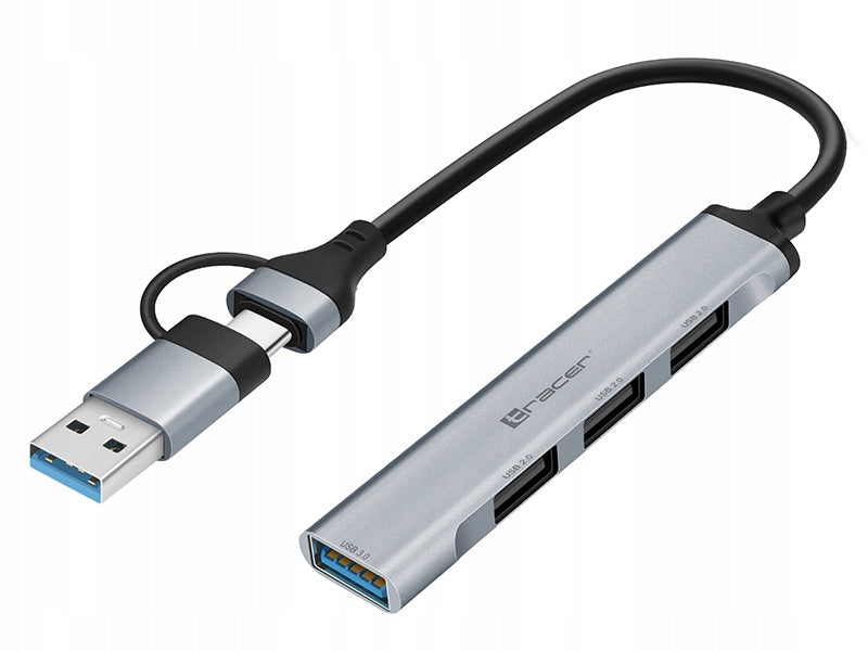 HUB USB SPLITTER ADAPTER 3.0 SPLITTER USB-C 4 PORTS