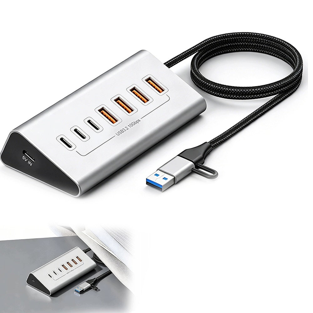 HUB USB SPLITTER PORT SPLITTER ACTIVE POWER FAST 7 USB 3.2
