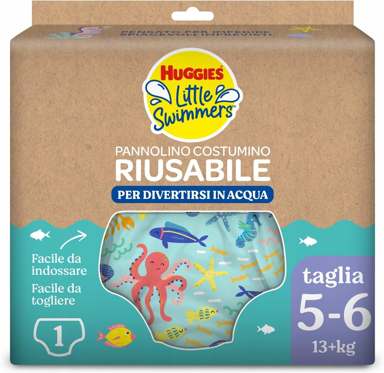 HUGGIES Swim Nappy 5-6 (13+ kg) 1 pc Medical device no