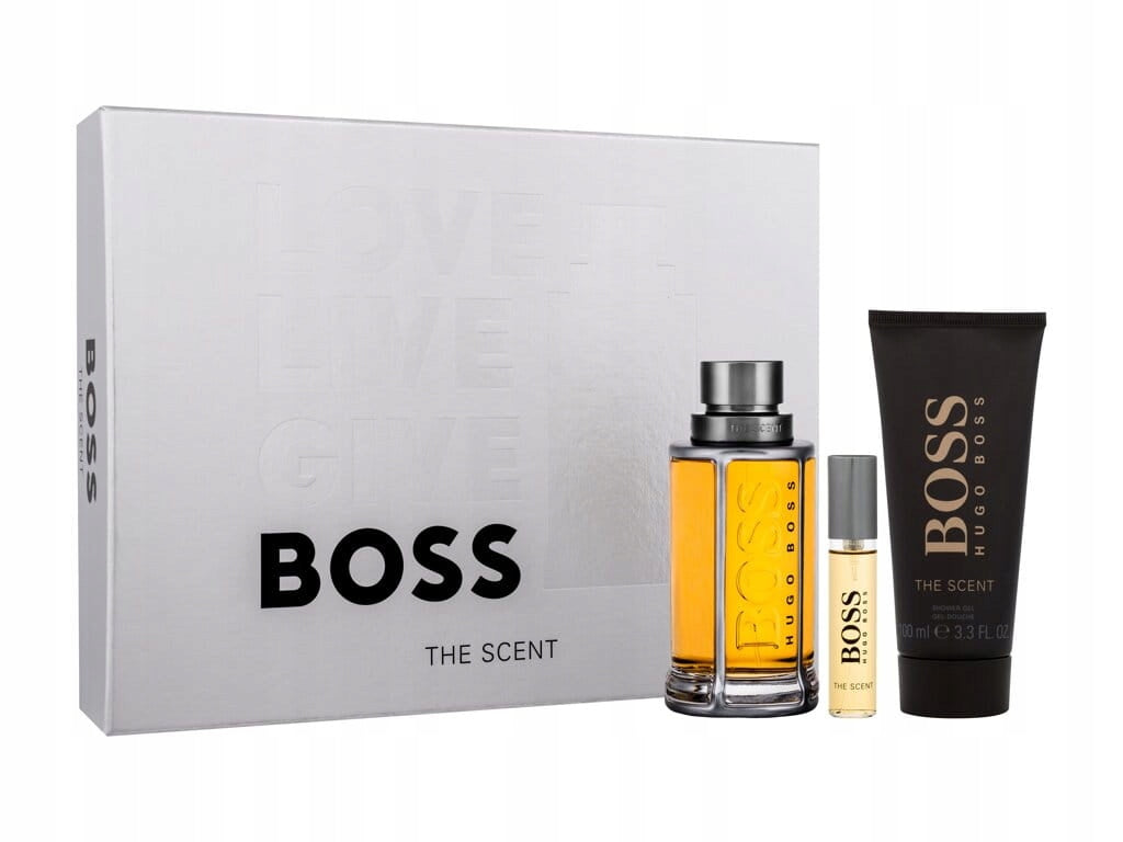HUGO BOSS BOSS THE SCENT - EAU DE TOILETTE 100 ML+SPRCHOVÝ GEL 100 ML+WATER T Packaging status original