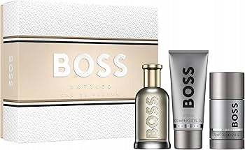 HUGO BOSS BOTTLED MEN SET OF 3 PCS. 100 ML EDP +100ML. SHOWER GEL DEO 75 ML
