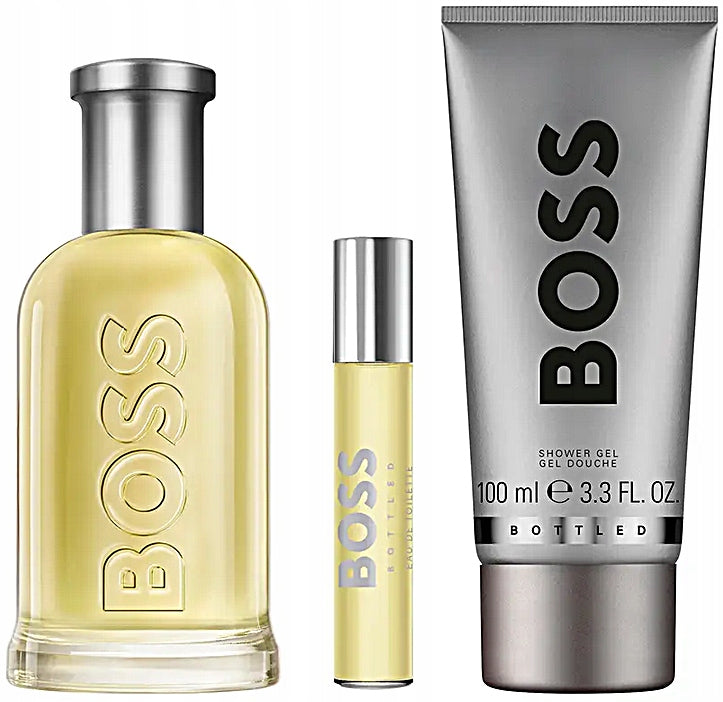 HUGO BOSS BOTTLED NO 6 EDT 100ML + WATER TOILET 10ML + SHOWER GEL 100 Packaging status original