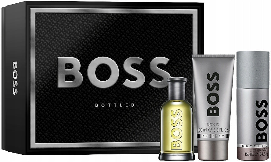 HUGO BOSS BOTTLED No 6 EDT 100ML + DEODORANT 150ML + SHOWER GEL 100