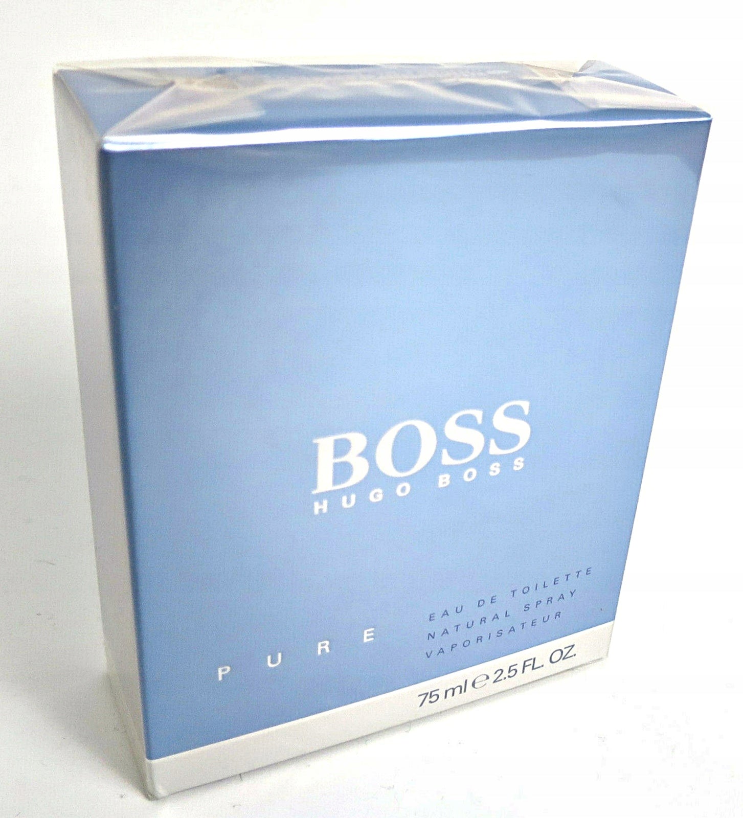 HUGO BOSS PURE 75 ML EAU DE TOILETTE UNIQUE Packaging status original