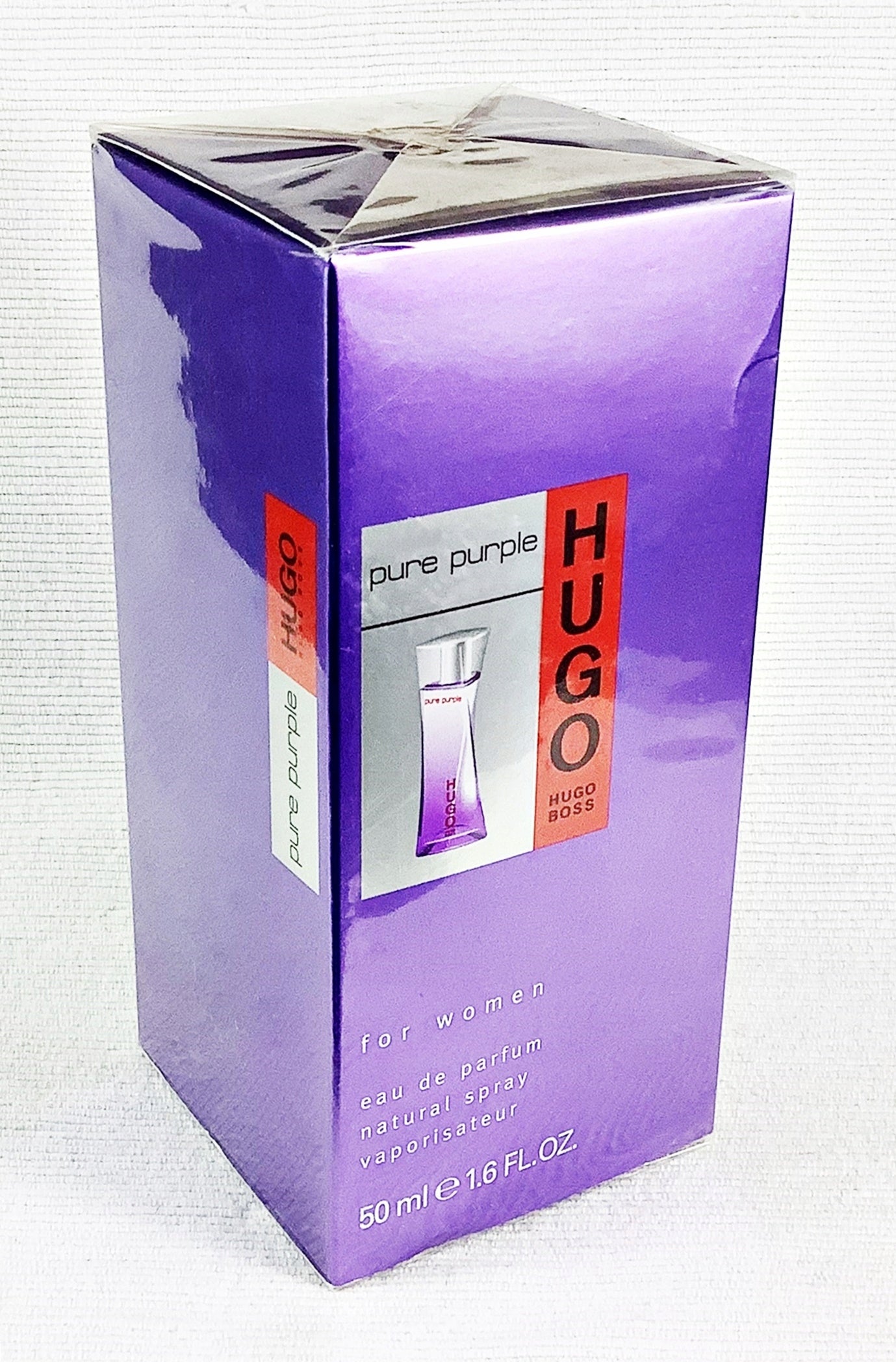 HUGO BOSS PURE PURPLE 50 ML EAU DE PARFUM UNIQUE Packaging status original