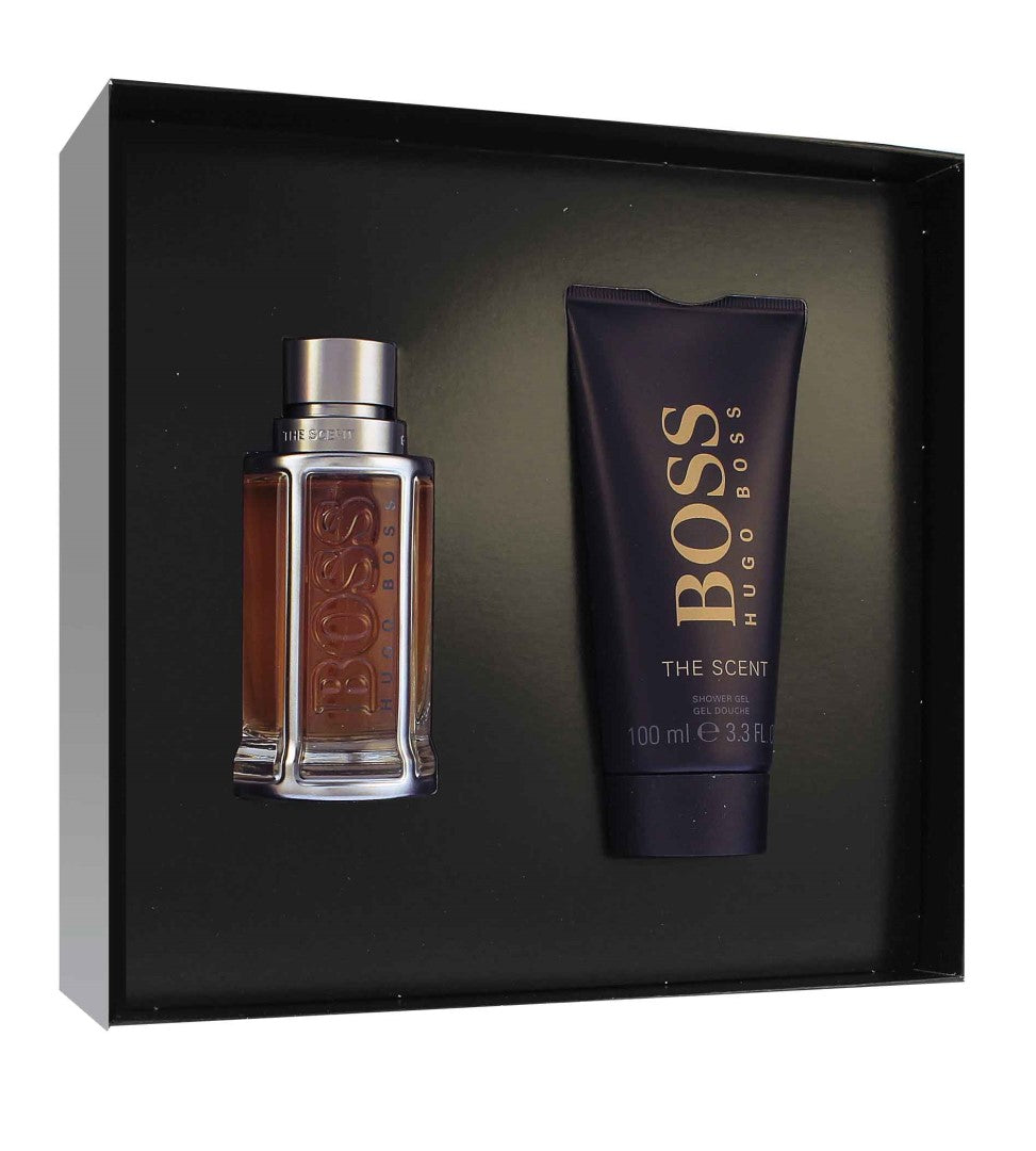 HUGO BOSS THE SCENT set for men water toal.50ml gel p shower 100ml