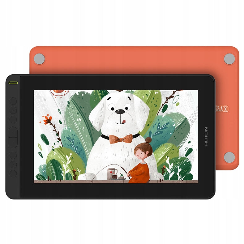 HUION Kamvas 12 orange graphics tablet