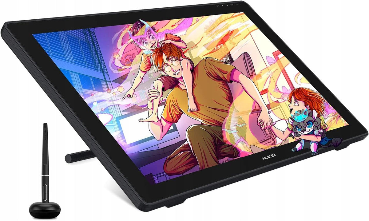 HUION Kamvas 24 Plus Graphics Tablet 2.5K with STYLUS QHD screen for drawing