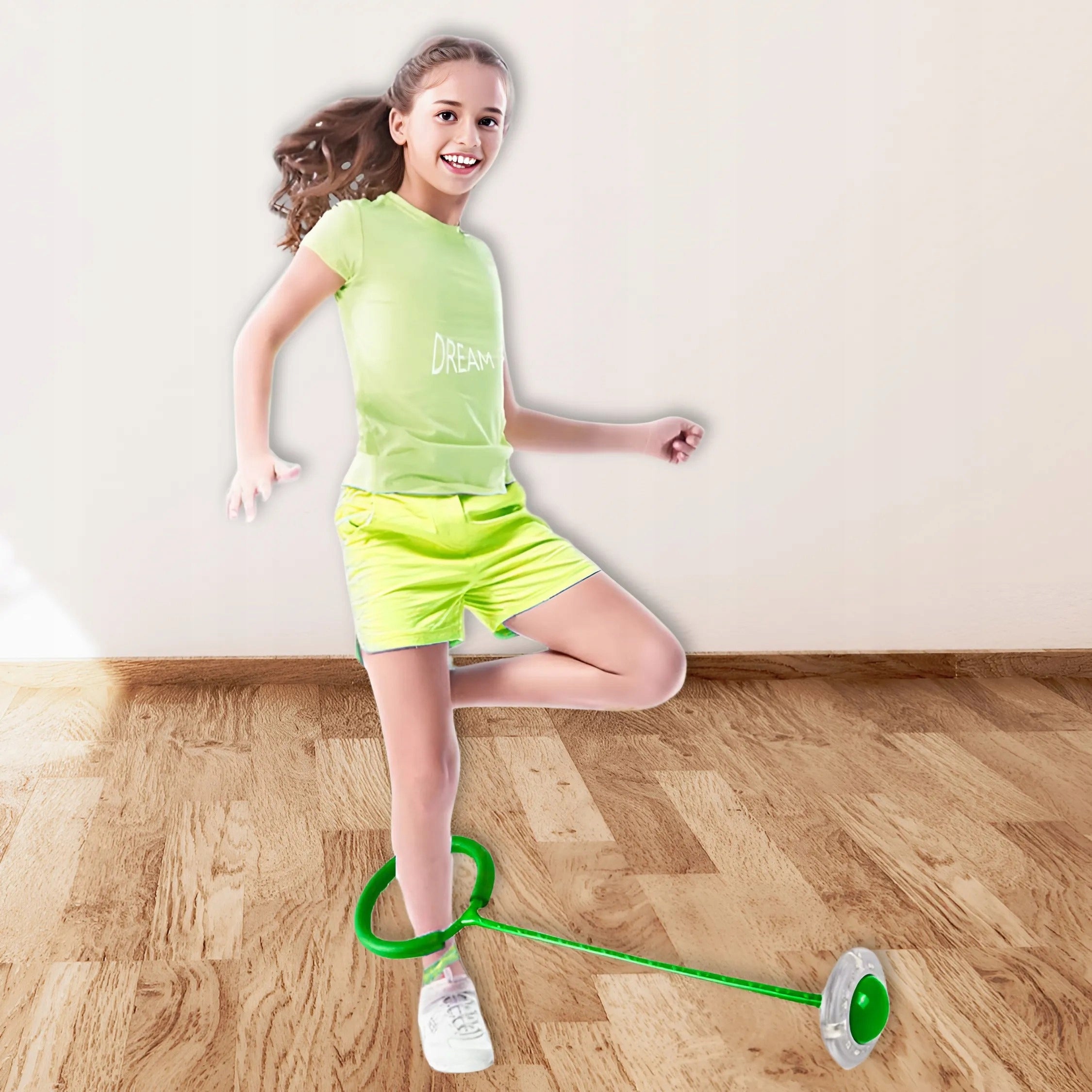 HULA HOOP LEG JUMP ROPE FOR KIDS LED SKIPPER MOVEMENT TOY Brand MEMFLOW