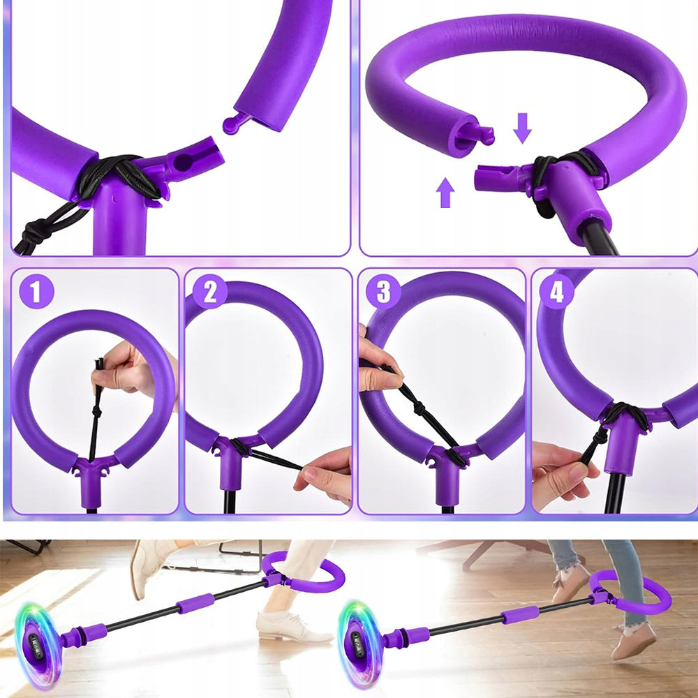 HULA HOOP LEG JUMP ROPE FOR KIDS LED SKIPPER MOVEMENT TOY Manufacturer code 6TY1703PPafc